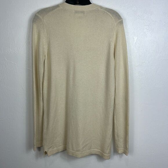 Saks Fifth Avenue Folio Collection Cashmere Cardigan Sweater Size S - Picture 4 of 8